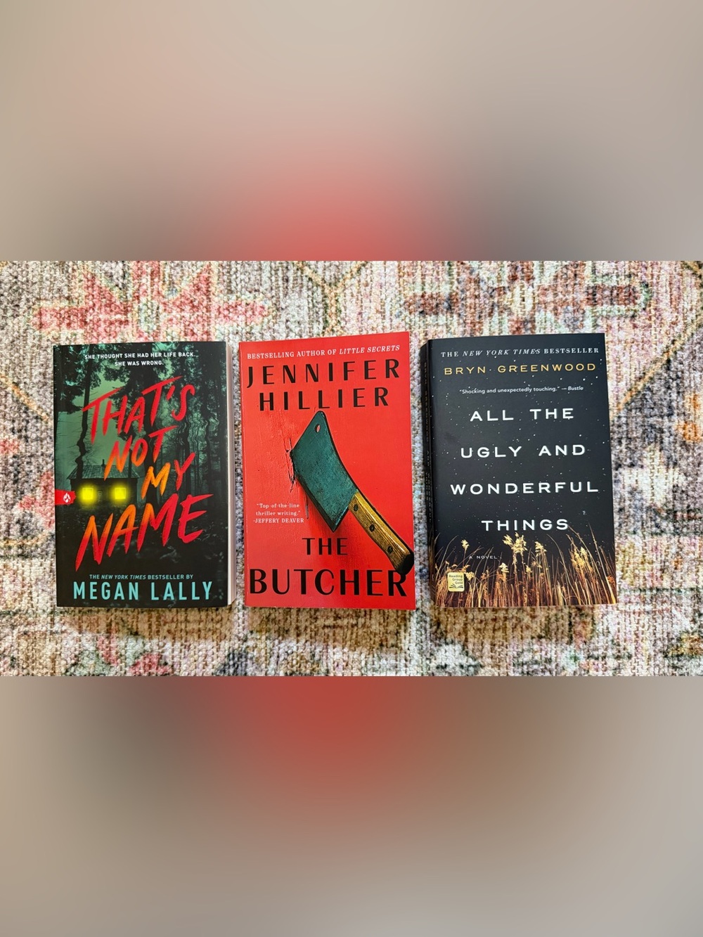 3 Book Bundle! That's Not My Name, The Butcher, All The Ugly & Wonderful Things